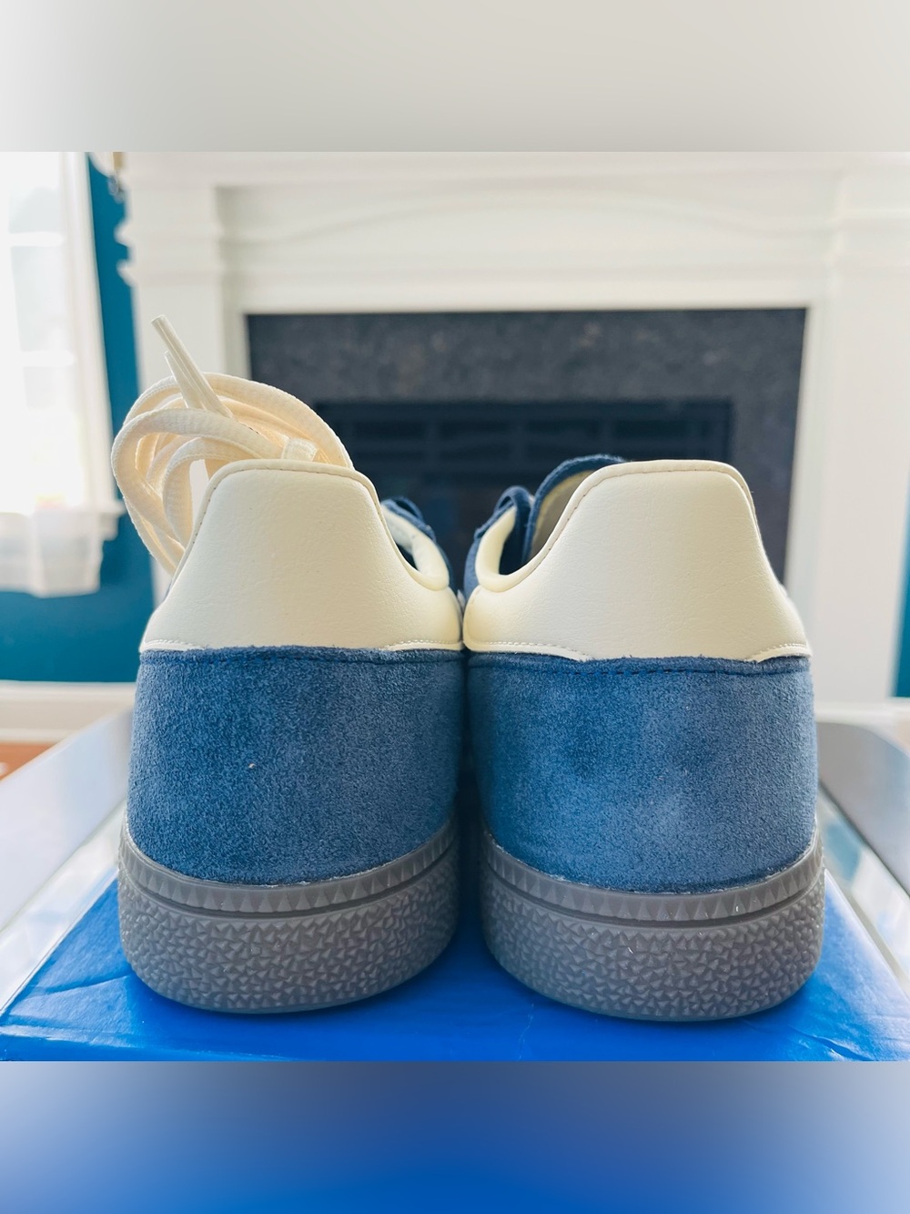 adidas Handball Spezial Men's Suede Low Top Sneakers Night Indigo IF7087 - Picture 5 of 8